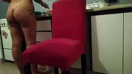 spy cam on young couple in lingerie