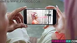 stepdaughter films herself playing with toys to tease her stepdad