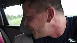 yo, dirty emylia argan loves public banging by fake agent