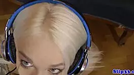 Stunning Teen 18+ Gets Creampied By Old Man In Glamour POV