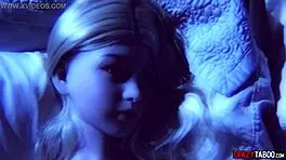 Teen says yes to wild threesome with a man and a doll for hardcore fun. Gotta see this crazy action! 😜