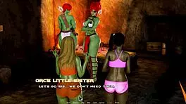 Hey, look at this cute orc mistress dominating in Breeding Island Ep 23