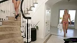 I Can’t Resist Fingering My Stepmommy During Tribbing Passion