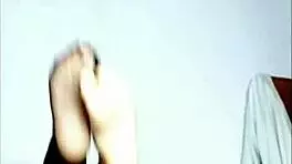 Kinky footjob with teen 😍