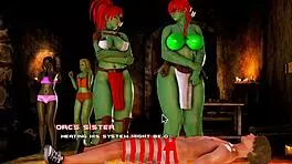 Hey, look at this cute orc mistress dominating in Breeding Island Ep 23