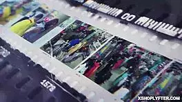 shoplifter lily glee pussy got fucked so hard like a spreadeagle and moans so loud