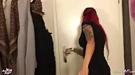 Rothaarige Deutsche teen 18+ bangs for cash with strangers in hardcore doggystyle