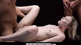 Mormon Step Sister Lily Rader with President Oaks and Brother Steele