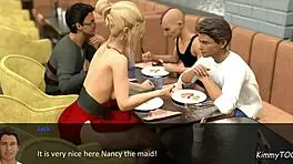 The spell book pt 7 unfolds with sneaky public footjob