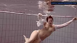 tattooed teen 18+ sara swimmin’ in clothes, oops, didn’t mean to get so wet!