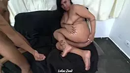 dois cuzinhos pra eu gozar with anal creampie and ass licking