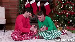 secret santa brings laney grey bailey blaze rion king nick strokes together for amateur fun