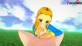 Rescuing Zelda Turns into Wild Fucking in Breath of the Wild