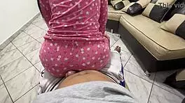 Found My Stunning Hijastra Twerking with Her Big Butt