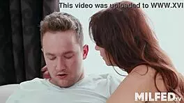 Hot Mature Step Mom with Big Ass Secretly Bangs Step Son