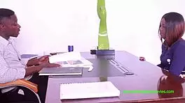 MY NAUGHTY SECRETARY FUCKS ME IN THE OFFICE