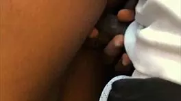 I fucked my big-ass new neighbor in the backyard, giving her a cumshot on those big tits.