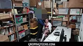 gropingteen 18+s naughty shoplifter alyssa cole gets hammered in office 😏
