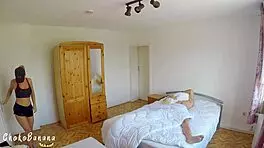 Stepsister Coming Back Home After Workout With Monster Cock