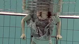 Loris Licicia Strips Naked for Super Hot Underwater Swim Session.