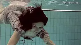 Loris Licicia Strips Naked for Super Hot Underwater Swim Session.