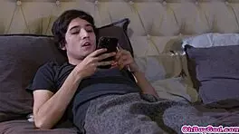 Stepmom Penny Barber sneaks into Ricky’s bedroom for forbidden pounding