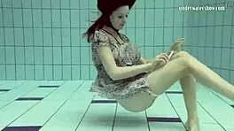 Loris Licicia Strips Naked for Super Hot Underwater Swim Session.