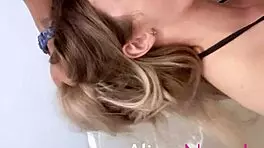 Beach Fishing Day Turns Wild as Blonde Teen Sucks My Rod on All My Platforms