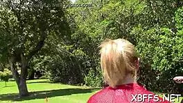 Bff babes, get impaled on that jock