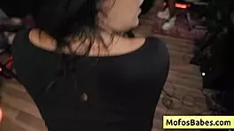 Natural busty brunette gives amazing titjob before pussy gets pounded hard by brett maker