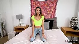 Damn! Real teen natalia nix, tall and skinny, gets fucked hard in casting!