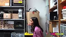 i, the officer, stick my big cock into emily's hungry punani at the office.