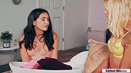 a teen 18+ facesits her lesbian roommate in dorm