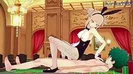 himiko toga and izuku midoriya share intense sex in hentai