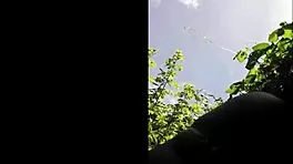 in the african tourist spot, a teen ebony girl spreads legs wide for wild pussy fucking