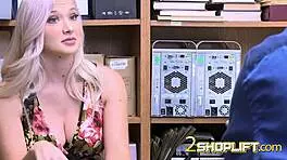 Hot Teen With Big Boobs Fucks Horny Security Officer At Work