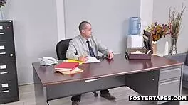 New foster stepdaughter hazel moore pays her foster parents' debt by deepthroating and having sex with the debtor