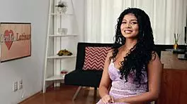 super sweet latina teen loses virginity on camera with big cock