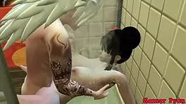 Hinata y sus amigas cap 8 madara invita a una de sus amigas que si se puede bañar con el se la termina follando en la bañera