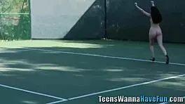 Amateur Teens Enjoy Lesbian Fun At Party