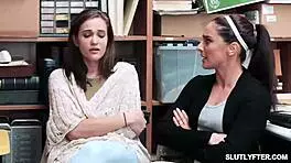 Ember Snow's natural tits bounce as her pussy gets railed by a monster cock.