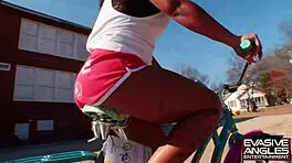 Tattooed Thug Takes Her Home For Blowjob And Fuck