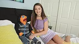 Lily Adams In Puppet Pussy Patrol Comedy