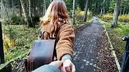 get lost in wonderlands with blue-eyed babe deepthroating in public 😘