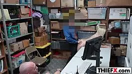 Theft Does Not Pay For Madison Hart In Garage Punishment