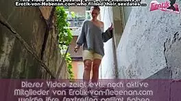 Public Amateur SEX with German Blonde Teen 18+ in POV
