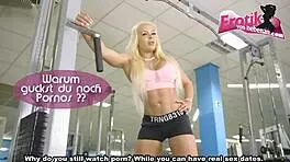 Public Amateur SEX with German Blonde Teen 18+ in POV