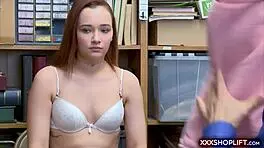 Punish That Cute Redhead Shoplifter!