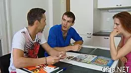 ex girlfriend spreads legs wide for sucking