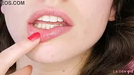 Super hot newcomer strips and shows her sexy body!